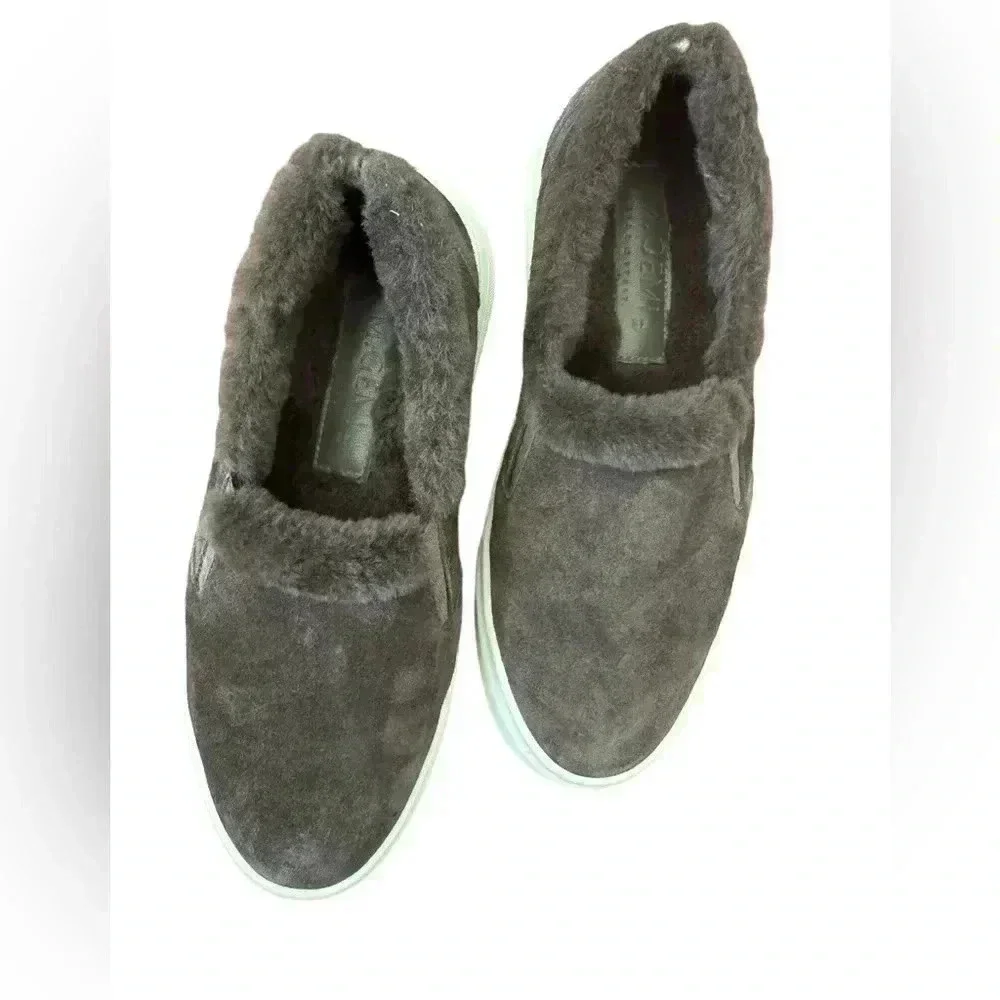 M. GEMI The Cerchio Shearling Sneakers Slip-On